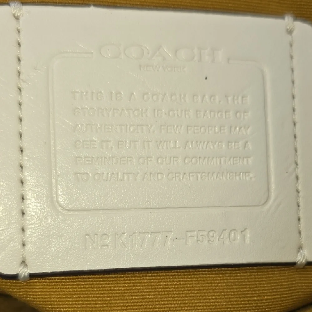 Coach Derby Ivory White‎ Leather Backpack Crossbody Shoulder Bag - Picture 14 of 16